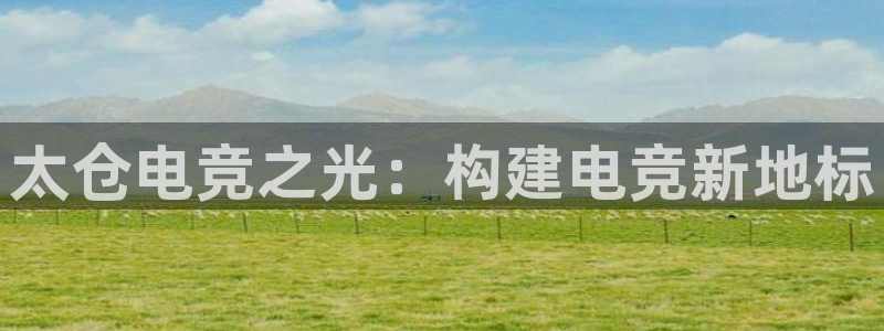 db电竞登陆：太仓电竞之光：构建电竞新地标